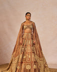 Zard Sitara Lehenga