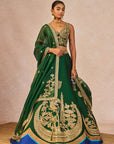 Mehendi Rachke Lehenga