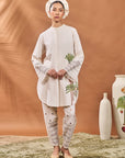 Ivory Blooming Board Tunic Set