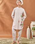 Ivory Blooming Board Tunic Set