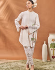 Ivory Blooming Board Tunic Set