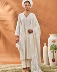 Ivory All Fours Kurta Set
