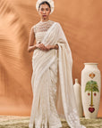 Ivory All Fours Saree