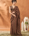 Mocha Mosaic Saree