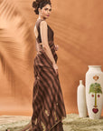 Mocha Mosaic Saree