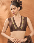 Mocha Mosaic Saree