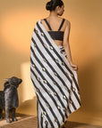 Black Stripes All Charms Saree