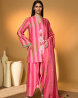 Sunset Sorbet Striped Kurta Set