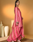 Sunset Sorbet Striped Kurta Set