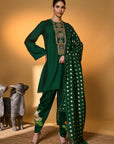 Bottle Green Kurta Set