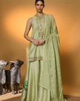 Mint Rose Blush Kurta Set