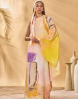 Glazing Symphony Asymmetrical Kaftan