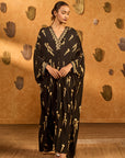 Black Cherry Vine Kaftan