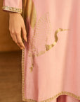 Babypink Crane Dawn Kurta Set