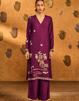 Berry Still Water Bloom Kurta Set