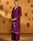 Berry Still Water Bloom Kurta Set