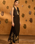 Black Zen Stitched Saree