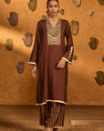 Sepia Cherry Vine Kurta Set