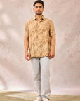 Beige Midnight Maze Shirt