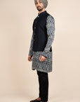 Midnight Blue Nehru Jacket