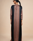 Multicoloured Striped Kaftan