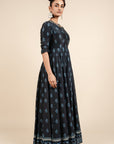 Navy Blue Anarkali