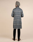 Navy Blue - Ivory Kurta