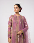 Mud Mauve Mirror Kurta Set