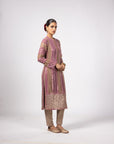 Mud Mauve Mirror Kurta Set
