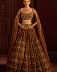 Mocha Goddess Lehenga Set