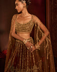 Mocha Goddess Lehenga Set