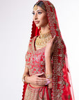 Sunny's Red Heritage Lehenga II - Ready to Ship
