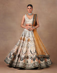 Pearl Ivory - Amber Lehenga Set | Muraqqa