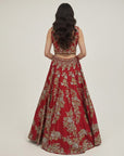 Sunny's Red Heritage Lehenga XIV - Ready to Ship
