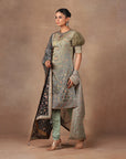 Powder Blue Tunic Set | Muraqqa