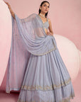 Blue Lehenga Set