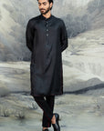 Rich Black Kurta