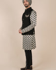 Rich Black Nehru Jacket