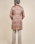 Rust Pink - Ivory Kurta