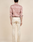 Rust Pink Printed Shirt