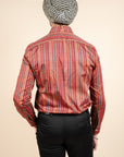 Rust Red Striped Shirt