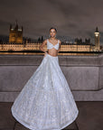 White Sequin Lehenga Set 1