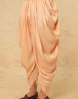 Peach Silk Kiran Dori Embroidered Kurta Set