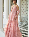 Pink Dori Sharara Set Full