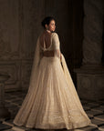 Cream Pearl Lehenga Set
