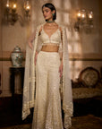 Cream Sharara - Pant Set