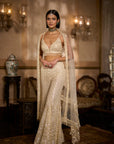 Cream Sharara - Pant Set