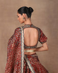 Scarlet Red Lehenga Set | Muraqqa