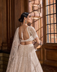 Champagne Pearl Lehenga Set 2