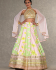 Summertime Parijat Sorbet Lehenga - Ready to Ship